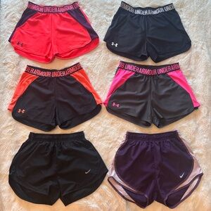 Under Armour Nike LOT Athletic Shorts Lightweight Performance